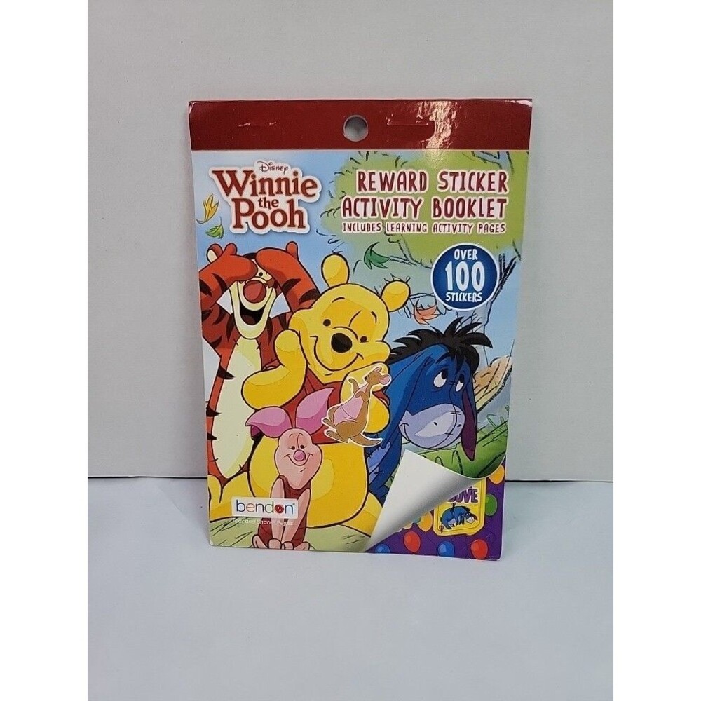 Disney Winnie the Pooh Reward Sticker Activity Booklet Over 100 Stickers Bendo